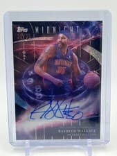 2025-26 Topps Midnight Stroke of Midnight Autographs Rasheed Wallace #SM-RW card