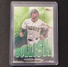 2025 Finest Bullish Jackson Merrill #B-17 card