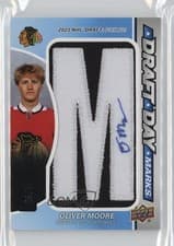 2025-26 SP Game Used Draft Day Marks Oliver Moore #DDM-OM card