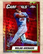 2025 Topps Chrome Logofractor Edition 1990 Topps Nolan Arenado #90CB-19 card