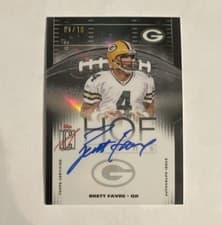 2025 Topps Signature Class HOF Signs Brett Favre #HOF-BF card
