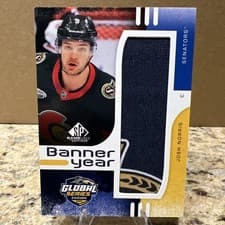 2024-25 SP Game Used 2023 Global Series Sweden Banner Year Relics Josh Norris #BYGS-JN card