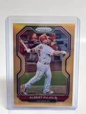 Albert Pujols 2021 Panini Prizm card