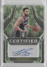 2024-25 Panini Totally Certified Certified Competitor Autographs Ben Simmons #3 card