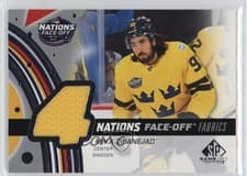 2025-26 SP Game Used 2025 4 Nations Face-Off Fabrics Mika Zibanejad #4N-MZ card
