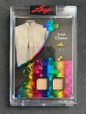 2025 Leaf Spectacular Baseball When it Was A Game Used Frank Chance #WU-10 card
