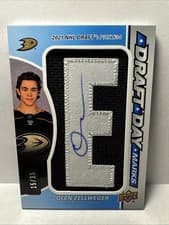 2024-25 SP Game Used Draft Day Marks Olen Zellweger #DDM-OZ card