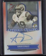 2025 Topps Signature Class Supreme Signers Aaron Donald #SS-AD card