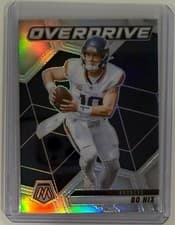 Bo Nix 2025 Panini Mosaic Overdrive card