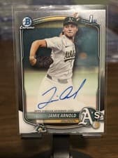 2025 Bowman Draft Chrome Prospect Autographs Jamie Arnold #CPA-JA card