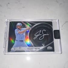 2026 Topps Chrome Black Paint It Autographs Jac Caglianone #PIA-JC card