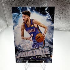 2025-26 Topps Holiday Frostbite Finishers Chet Holmgren #FF-CH card