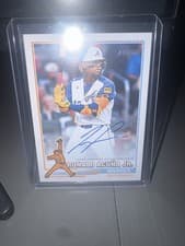 2025 Topps Heritage 1976 Redefined Real One Autographs Ronald Acuña Jr. #76RROA-RA card