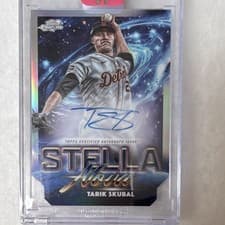 2025 Topps Cosmic Chrome Stella Nova Autographs Tarik Skubal #SNA-TS card