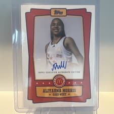Aliyahna Morris 2025 Topps Chrome McDonald's All American Event Autographs card