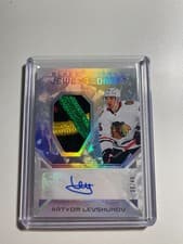 2025-26 Upper Deck Black Diamond Jewels of the Draft Rookies Auto Patch Artyom Levshunov #JD-AL card