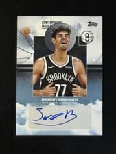 2025-26 Topps Contemporary Marks Ben Saraf #CM-BS card