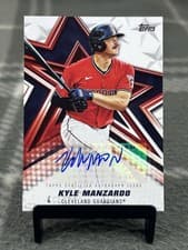 2026 Topps Baseball Stars Autographs Kyle Manzardo #BSA-KM card