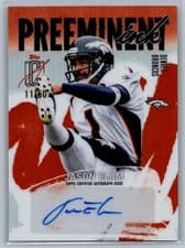2025 Topps Signature Class Preeminent Ink Jason Elam #PI-JE card