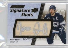 2024-25 Upper Deck Engrained Icons Signature Shots Manufactured Stick Relics Jason Smith #SS-JA card