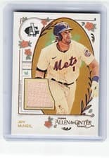 Jeff McNeil (New York Mets) 2024 Topps Allen & Ginter Allen & Ginter Relics B card
