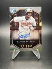 2025 Bowman Very Important Prospects Autographs Samuel Basallo #VIP-SB card