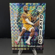 LeBron James 2022 Panini Mosaic Give and Go card