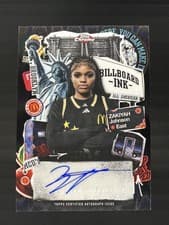 2025 Topps Chrome McDonald's All American Billboard Ink ZaKiyah Johnson #BI-ZJ card