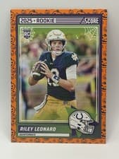 2025 Score-A-Treat Base Rookies Pumpkin Riley Leonard #9 card