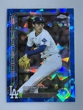 2025 Topps Chrome Update Sapphire Base Set Roki Sasaki #USC73 card