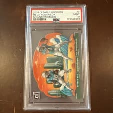 2024 Clearly Donruss Downtown Duos Tyreek Hill / Tua Tagovailoa #7 card