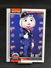 2026 Topps Mascots Mr. Met #M-11 card