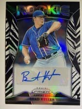 Brad Keller 2019 Panini Prizm Rookie Autographs card
