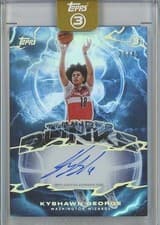 2025-26 Topps 3 Thunderdunk Signatures Kyshawn George #TD-KGO card