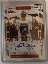 2025 Panini Impeccable WNBA Impeccable Honors Signatures Cynthia Cooper #10 card