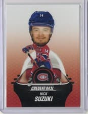 2024-25 Upper Deck Credentials Arena Giveaways - Bobbleheads Nick Suzuki #BH-NS card