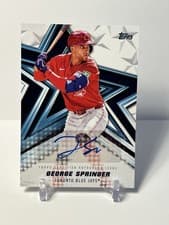 2026 Topps Baseball Stars Autographs George Springer #BSA-GS card