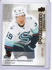 2024-25 Upper Deck Premier First Opus Rookie Jersey Logan Morrison #FO-LM card