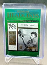 2025-26 Panini Signature Series Signature Headlines VJ Edgecombe #7 card