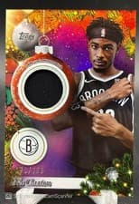 2025-26 Topps Holiday Player Relics Nic Claxton #PR-NCL card