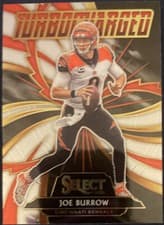 Joe Burrow 2020 Panini Select Turbocharged card