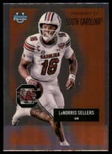 2025 Bowman University Chrome 1955 Bowman Football LaNorris Sellers #55AV-3 card