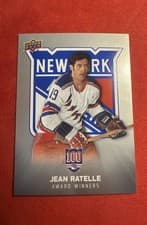 2025-26 Upper Deck New York Rangers Centennial Award Winners Jean Ratelle #169 card