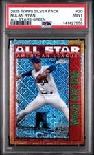 2025 Topps 1990 Topps Baseball All Stars Chrome Refractor Nolan Ryan #90ASC-20 card