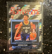 2025-26 NBA Hoops Next Episode Jeremiah Fears #NE-7 card