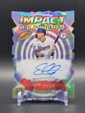 2024 Bowman's Best Impact Players Autographs Evan Carter #IPA-EC card