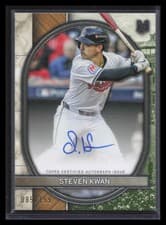 2025 Topps Museum Collection Archival Autographs Steven Kwan #AA-SK card