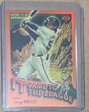 Jung Hoo Lee 2024 Bowman Chrome It Came to the League card