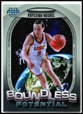 Kayleigh Heckel 2024-25 Bowman University Chrome Boundless Potential card