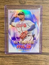 Ozzie Albies 2023 Topps Stars of MLB Chrome card